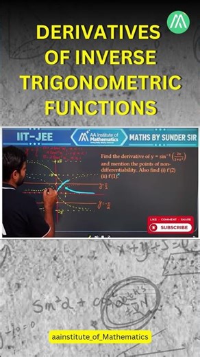 Derivatives of Inverse Trigonometric Functions 🔥 | Full Concept | Sunder Sir