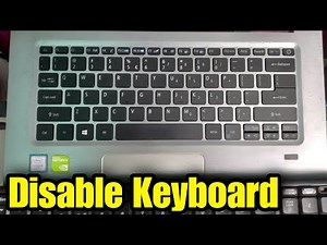 How to Disable laptop keyboard