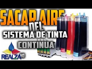 🚨🔴 HOW TO REMOVE THE AIR FROM THE CONTINUOUS INK SYSTEM