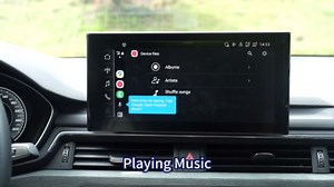 Android Auto Wireless Adapter for Factory Wired Auto Cars from 2016, Mini Android Auto Adapter Converts Wired to Wireless Car Play Dongle to USB& USB-C, Plug & Play, Online Update (Black)