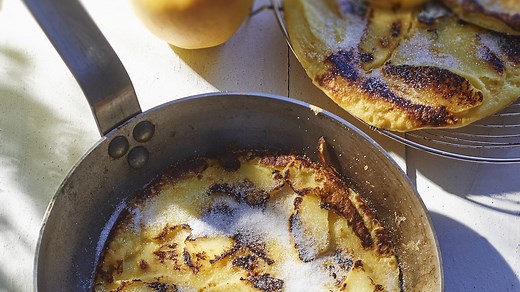Les délicieuses crêpes à la pomme de ma grand-mère