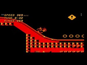 sonic boom( hack rom)un nivel super rapido (a super fast level)