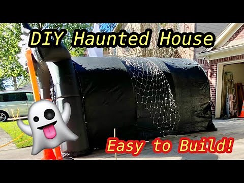 DIY Haunted House Walk Through Halloween 2021!