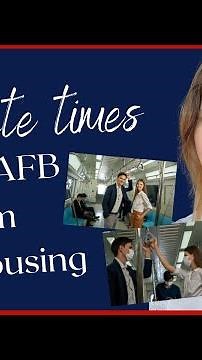 Commute times to LA AFB from base housing