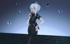 【Haku MMD】Police Haku—Hysteric Bullet