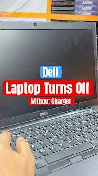 Laptop Turns Off Without Charger? Fixed It! | Dell Latitude 7480 🔧 #shorts