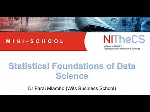 2025-11 - NITheCS Mini-school: 'Statistical Foundations of Data Science' by Dr Farai Mlambo - L3