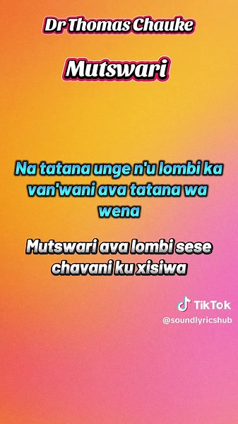 Mutswari - Dr Thomas Chauke. Happy Mothers Day #xigaza #Xitsonga #fyp #limpopo #malamuleletiktok