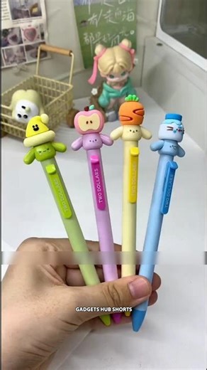 5 Cutest Funny Dancing Pens 🥰😘 Colorfull Weird Pen Collection #stationery #pens #shortfeed #shorts