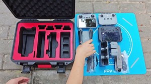 FPVtosky Hard Case for DJI Air 3S/Air 3 Drone/Fly More Combo, Waterproof Air 3S Hard Shell Carrying Case Accessories, Compatible with DJI RC2/ RC-N3/ RC Pro, Up to 8 Batteries