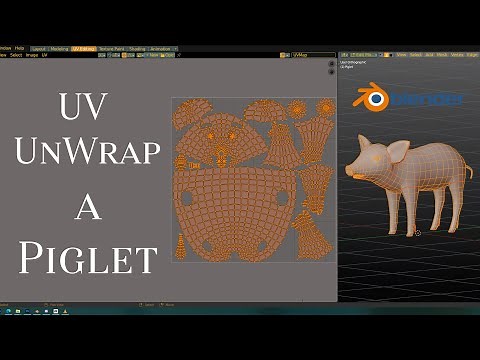 How to UV Unwrap a 3D Animal Model in Blender