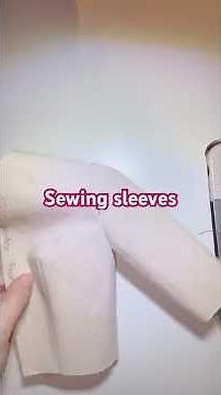 How to sew a set in sleeve #sewing #sewingtutorial #fashion #howto