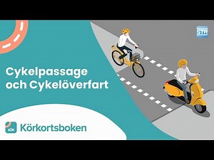 Cykelpassage och cykelöverfart | Körkortsboken