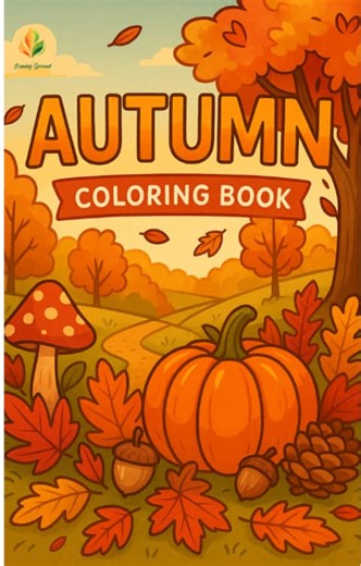 Autumn & Thanksgiving Coloring Pages | 40  Sheets w/ 5 Writing Worksheets