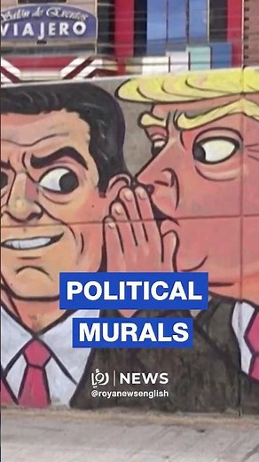 Satirical murals target Trump, Arce in El Alto