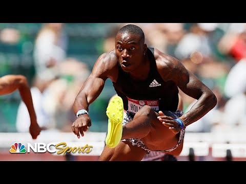 World champ Grant Holloway DOMINATES 110m hurdles heat at Olympic Trials | NBC Sports