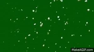 Green Screen Effects Snow Falling on Make a GIF