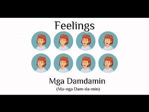Learn Tagalog: FEELINGS/ EMOTIONS IN TAGALOG | Mga Damdamin | Tagalog - English Translation #shorts
