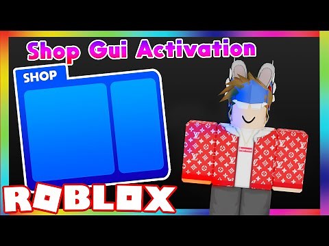 HOW TO ACTIVATE A GUI WHEN A PART GETS TOUCHED | HOW TO MAKE A SHOP GUI (ROBLOX STUDIO!!)