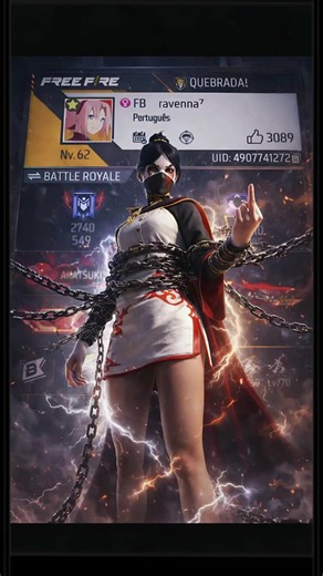 Tutorial para criar imagens do painel holográfico do Free Fire