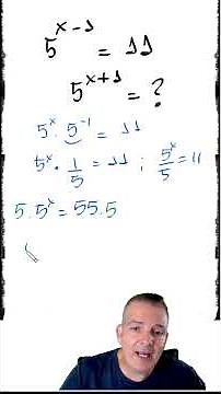 COMO RESOLVER ESSA QUESTÃO? | MATEMÁTICA | FUNÇÃO EXPONENCIAL
