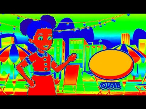 Gracie's Corner - Lets Learn about the Shape Effects - OVAL