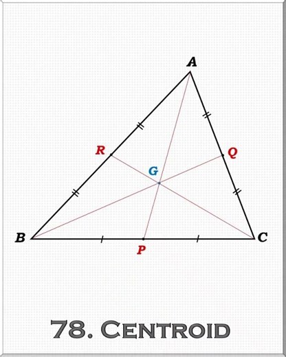 78. Centroid: #maths #geometry #geometrymath #mathematics #math