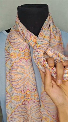 How to Tie a Scarf Like a Pro | Fashion Hacks For girls #fashion #scarf #diy #scarfing