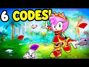 NEW RUBY AMY CODES in SONIC SPEED SIMULATOR! Roblox
