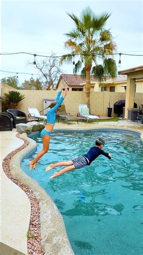 L.O.V.E. Pool Challenge #shorts