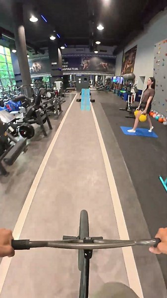 Riding a BMX at the gym? 🤯