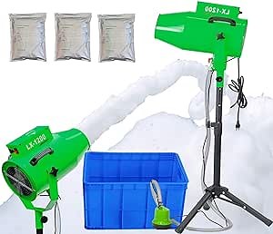 1200W Party Foam Machine,Summer Pool Water Toys for Kids & Adults, Bubble Machine with 3pcs Foam Granules and Water Tank, Holiday & Birthday Girls & Boys, Business Celebrations, Outdoor Party Events