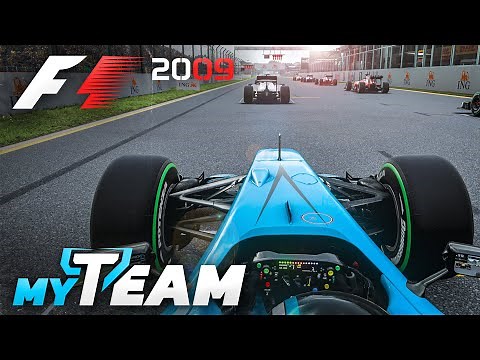 F1 2009 My Team Career Mode Part 1: FIRST RACE!