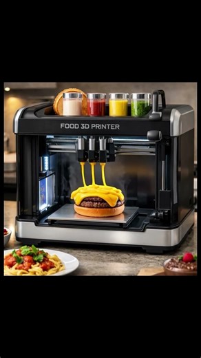 3D Printing a Burger 🍔 (Layer-by-Layer Food Printer) | Satisfying Cooking Tech
