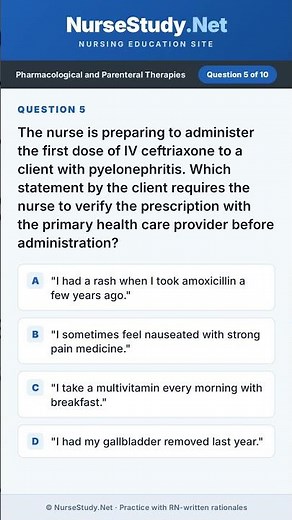 50 Pharmacology NCLEX Questions with Rationales | Adult, Peds & OB
