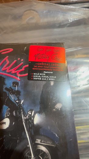Girls, Gifls, Girls is the fourth studio album by Motley Crue released May 20 1987. Like the previous two albums this album was pure selling over 4 million and reaching number 2 on the Billboard 200 but the next album coming soon would take the top spot in the Billboard charts. #motleycrue #vinyl ##viny|collection #fyp #genx | Dale Cummins