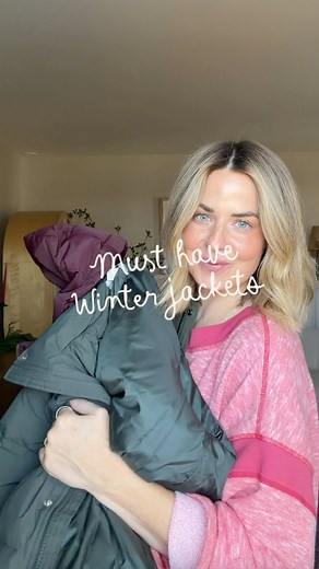 Lands' End on Instagram: "Mom-tested, winter-ready. ❄️ (📸: @lindseystackhouse_ in our FeatherFree™ insulated diamond quilted maxi coat, Squall® waterproof lined hood parka and Max 600 Down puffer jacket)"