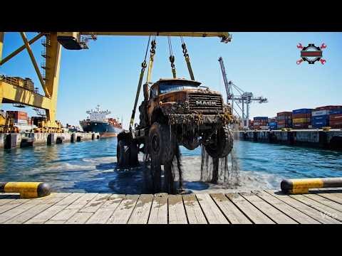 Restoring 2 Abandoned Mack DM690 Cement Mixer Trucks from the Ocean Floor