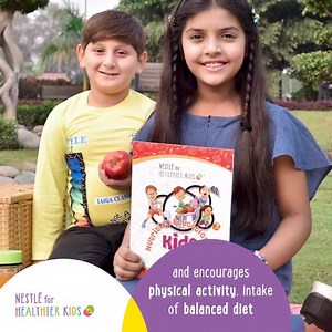 Nestlé for Healthier Kids is a curriculum-based program comprising a book which provides basic knowledge on nutrition and encourages physical activity, intake of balanced diet and importance of hydration and hygiene. Access here: bit.ly/387EwvM #SDG3 | Nestlé