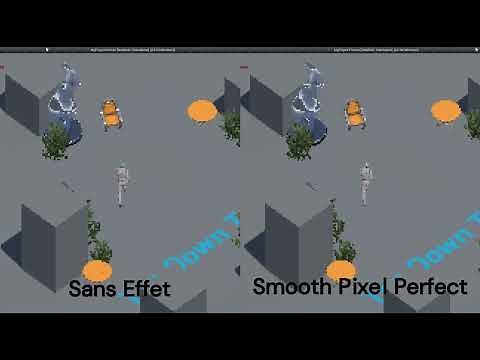 Smooth Pixel Perfect Camera prototype - Unreal Engine