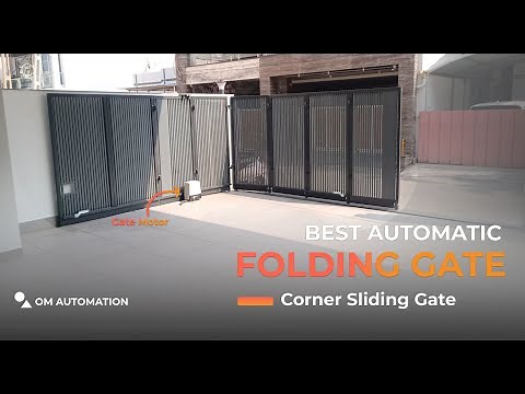 Best Automatic Sliding Folding Gate | 🎥 Latest Gate Design | Om Automation