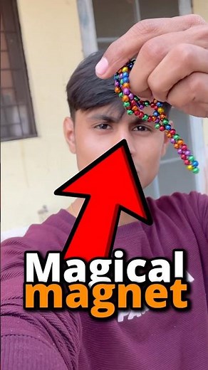 I found a magic magnet in sand