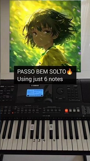 How to play PASSO BEM SOLTO(Brazilian Phonk)🎹🔥#passobemsolto #pianotutorial #piano #shorts #trending