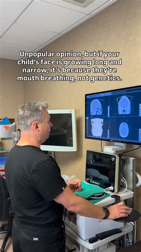 Long face syndrome is preventable with proper breathing habits. General education only 👶 #reels #mouthbreathing #longfacesyndrome #childdevelopment #myofunctional #airwayhealth #nasalbreathing #pediatric #ent #functionalmedicine | Exhale Sinus & Facial Pain Center