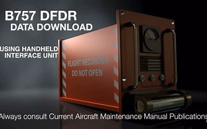 黑匣子科普【英文生肉】 波音 757 ATA 31 飞机数据记录仪 (DFDR) 数据下载。