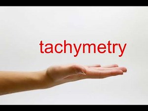 How to Pronounce tachymetry - American English