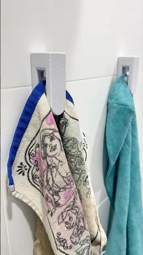 3D Printed Auto-locking Towel Holder!! #3dprinting #diy #satisfying