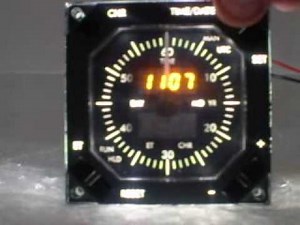 B737NG Clock Test