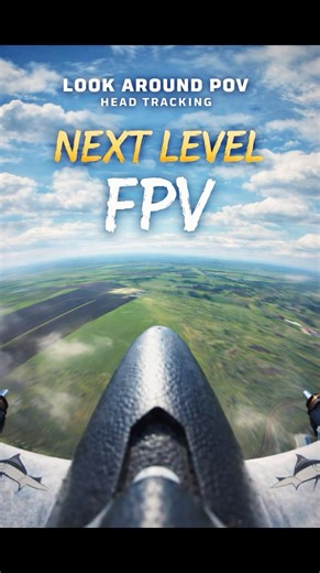 I Tried Head Tracking in FPV… I’m Never Going Back #fpv #headtracking #fixedwing