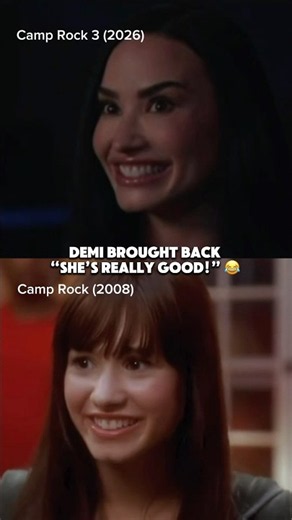 Demi Lovato brings back her iconic “She’s really good” line to Camp Rock 3 #demilovato #camprock